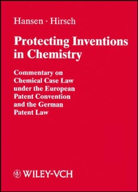 Enlarge image Cover: Protecting Inventions in Chemistry - Wiley-VCH