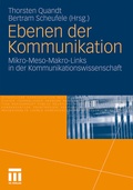 Cover: Ebenen der Kommunikation - VS Verlag f&uuml;r Sozialwissenschaften