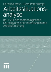 Enlarge image Cover: Arbeitssituationsanalyse - VS Verlag für Sozialwissenschaften