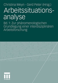 Enlarge image Cover: Arbeitssituationsanalyse - VS Verlag für Sozialwissenschaften