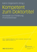 Cover: Kompetent zum Doktortitel - VS Verlag f&uuml;r Sozialwissenschaften