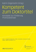 Cover: Kompetent zum Doktortitel - VS Verlag f&uuml;r Sozialwissenschaften