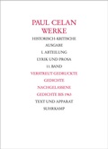 Cover: Werke. Historisch-kritische Ausgabe. I. Abteilung: Lyrik und Prosa - Suhrkamp
