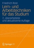 Cover: Lern- und Arbeitstechniken f&uuml;r das Studium - VS Verlag f&uuml;r Sozialwissenschaften