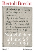 Cover: Notizb&uuml;cher - Suhrkamp