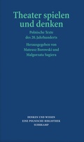 Cover: Theater spielen und denken - Suhrkamp