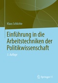 Cover: Einf&uuml;hrung in die Arbeitstechniken der Politikwissenschaft - Springer VS