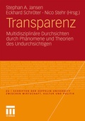 Cover: Transparenz - VS Verlag f&uuml;r Sozialwissenschaften
