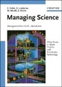 Cover: Managing Science - Management for R&D Laboratories - Wiley-VCH