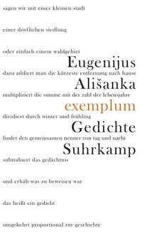 Enlarge image Cover: Exemplum - Suhrkamp