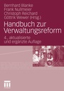 Cover: Handbuch zur Verwaltungsreform - VS Verlag für Sozialwissenschaften