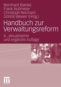 Enlarge image Cover: Handbuch zur Verwaltungsreform - VS Verlag für Sozialwissenschaften