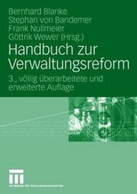 Enlarge image Cover: Handbuch zur Verwaltungsreform - VS Verlag für Sozialwissenschaften