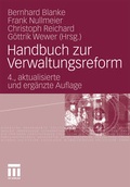 Cover: Handbuch zur Verwaltungsreform - VS Verlag f&uuml;r Sozialwissenschaften