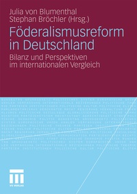 Abbildung von: Föderalismusreform in Deutschland - VS Verlag für Sozialwissenschaften