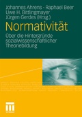 Cover: Normativit&auml;t - VS Verlag f&uuml;r Sozialwissenschaften