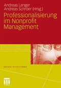Cover: Professionalisierung im Nonprofit Management - VS Verlag f&uuml;r Sozialwissenschaften