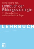 Cover: Lehrbuch der Bildungssoziologie - VS Verlag f&uuml;r Sozialwissenschaften