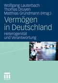 Cover: Verm&ouml;gen in Deutschland - VS Verlag f&uuml;r Sozialwissenschaften