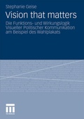 Cover: Vision that matters - VS Verlag f&uuml;r Sozialwissenschaften