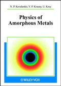 Cover: Physics of Amorphous Metals - Wiley-VCH