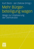 Cover: Mehr B&uuml;rgerbeteiligung wagen - VS Verlag f&uuml;r Sozialwissenschaften