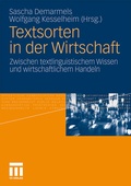 Cover: Textsorten in der Wirtschaft - VS Verlag f&uuml;r Sozialwissenschaften