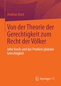 Cover: Von der Theorie der Gerechtigkeit zum Recht der V&ouml;lker - Springer VS