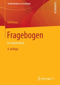 Enlarge image Cover: Fragebogen - Springer VS