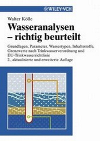 Abbildung von: Wasseranalysen - richtig beurteilt - Wiley-VCH