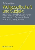 Cover: Weltgesellschaft und Subjekt - VS Verlag f&uuml;r Sozialwissenschaften