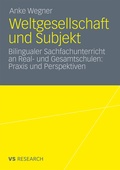 Cover: Weltgesellschaft und Subjekt - VS Verlag f&uuml;r Sozialwissenschaften