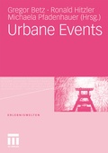 Cover: Urbane Events - VS Verlag f&uuml;r Sozialwissenschaften