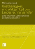 Bild: Unabhängigkeit und Wirksamkeit von Landesrechnungshöfen - VS Verlag für Sozialwissenschaften
