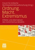 Cover: Ordnung. Macht. Extremismus - VS Verlag f&uuml;r Sozialwissenschaften