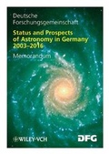 Cover: Status and Perspectives of Astronomy in Germany - Wiley-VCH