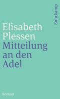 Cover: Mitteilung an den Adel - Suhrkamp