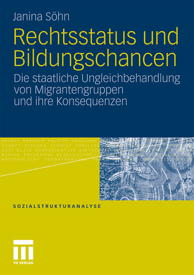 Abbildung von: Rechtsstatus und Bildungschancen - VS Verlag für Sozialwissenschaften