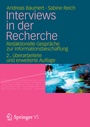 Cover: Interviews in der Recherche - VS Verlag f&uuml;r Sozialwissenschaften