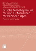 Cover: &Ouml;rtliche Teilhabeplanung mit und f&uuml;r Menschen mit Behinderungen - VS Verlag f&uuml;r Sozialwissenschaften