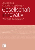 Cover: Gesellschaft innovativ - VS Verlag f&uuml;r Sozialwissenschaften