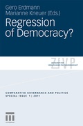 Cover: Regression of Democracy? - VS Verlag f&uuml;r Sozialwissenschaften