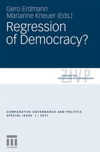 Enlarge image Cover: Regression of Democracy? - VS Verlag für Sozialwissenschaften
