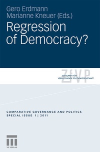 Enlarge image Cover: Regression of Democracy? - VS Verlag für Sozialwissenschaften