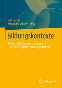 Enlarge image Cover: Bildungskontexte - Springer VS