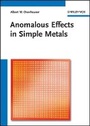Cover: Anomalous Effects in Simple Metals - Wiley-VCH