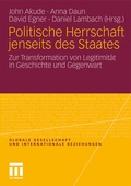Cover: Politische Herrschaft jenseits des Staates - VS Verlag f&uuml;r Sozialwissenschaften