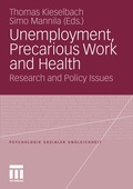 Cover: Unemployment, Precarious Work and Health - VS Verlag f&uuml;r Sozialwissenschaften