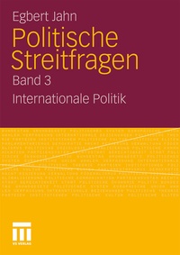 Abbildung von: Politische Streitfragen - VS Verlag für Sozialwissenschaften