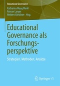 Cover: Educational Governance als Forschungsperspektive - Springer VS